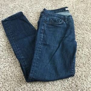 J Brand Dark Wash Eclipse Capri Jeans